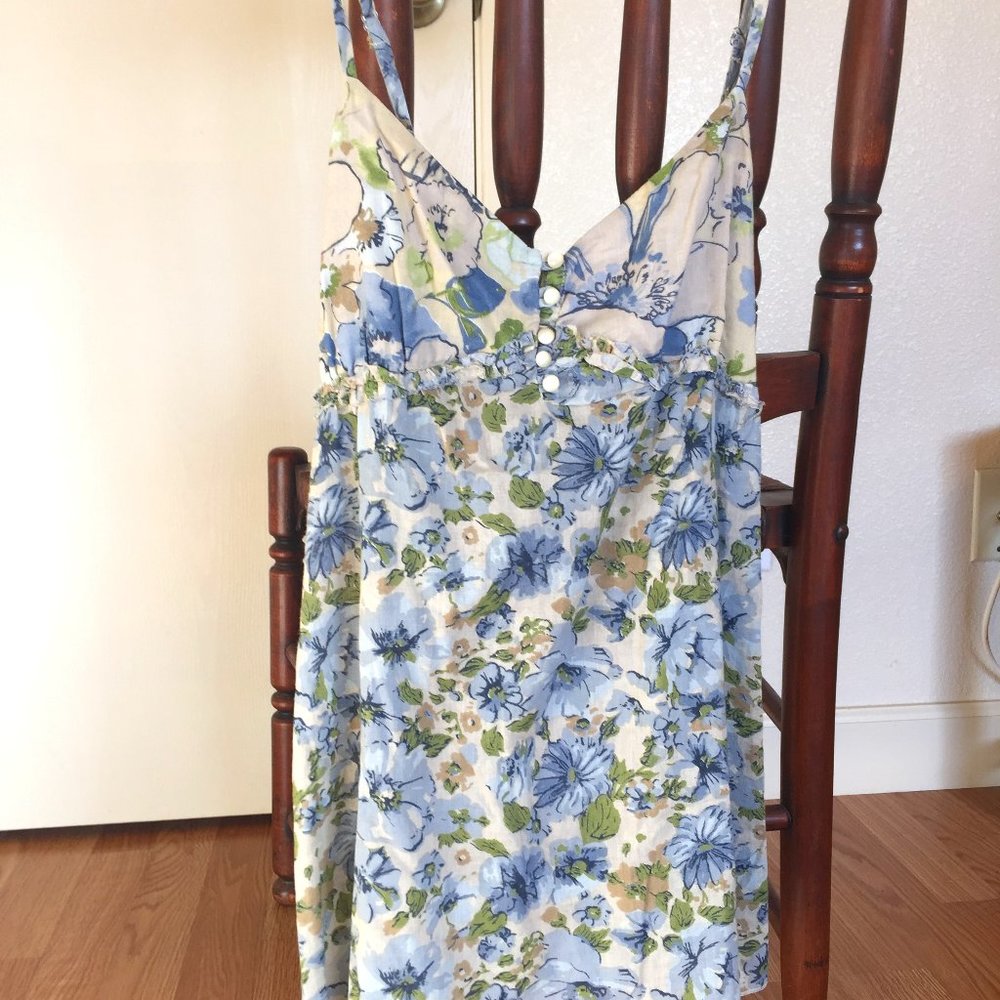 DOLLED UP – Feather-weight cotton skinny strap top - Size L